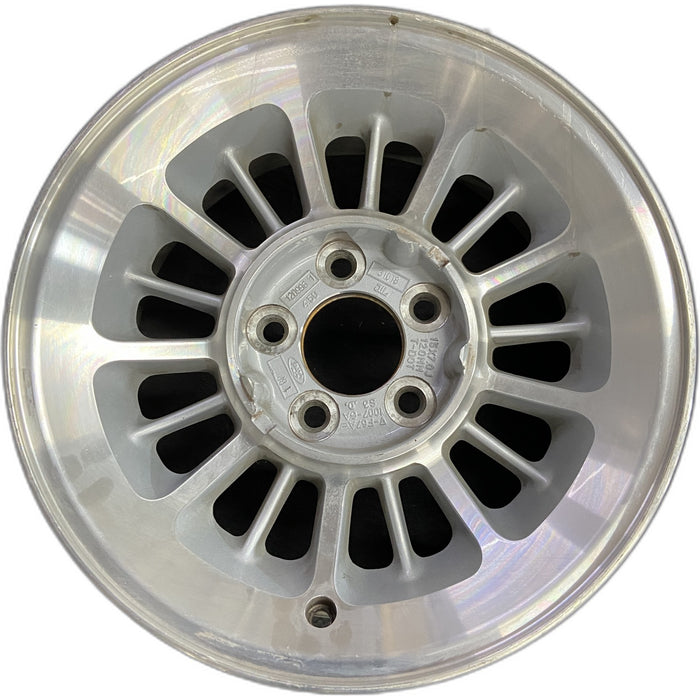 15" EXPLORER 96-98 15x7, aluminum, lacy Original OEM Wheel Rim - Front View