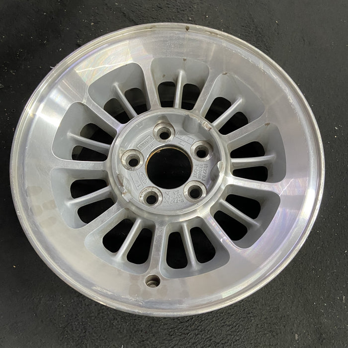 15" EXPLORER 96-98 15x7, aluminum, lacy Original OEM Wheel Rim - Side Profile