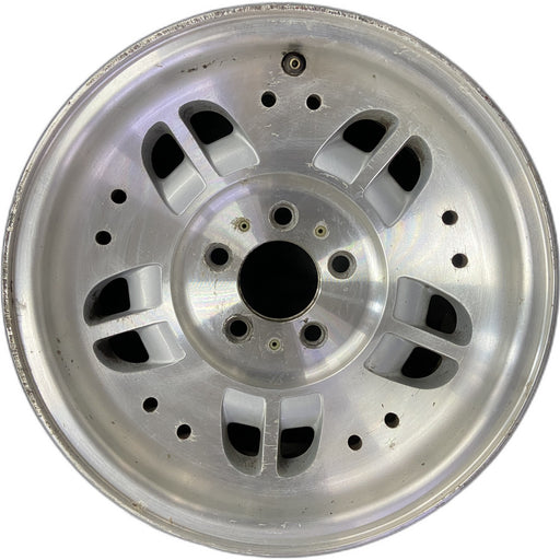 15" EXPLORER 93-94 15x7, aluminum, 10 depressions 10 holes Original OEM Wheel - Front View