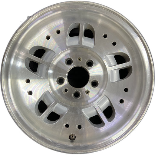 15" EXPLORER 93-94 15x7, aluminum, 10 depressions 10 holes Original OEM Wheel - Front View