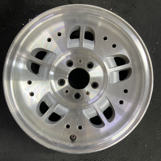 15" EXPLORER 93-94 15x7, aluminum, 10 depressions 10 holes Original OEM Wheel - Angle View