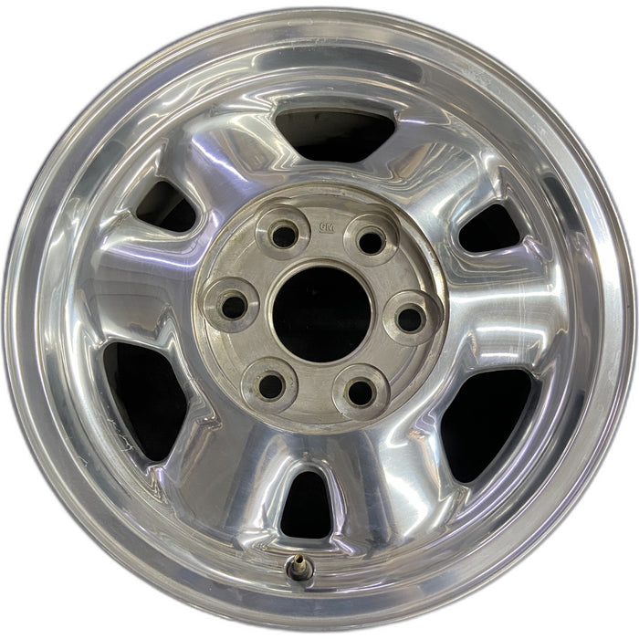16" SIERRA 1500 PICKUP 00-02 16x7, , rounded spokes, polished Original OEM Wheel Rim