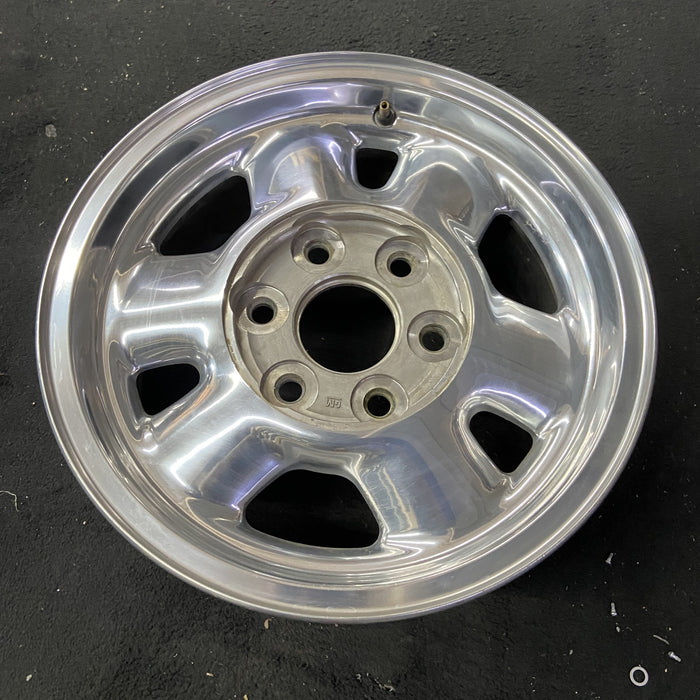 16" SIERRA 1500 PICKUP 00-02 16x7, , rounded spokes, polished Original OEM Wheel Rim