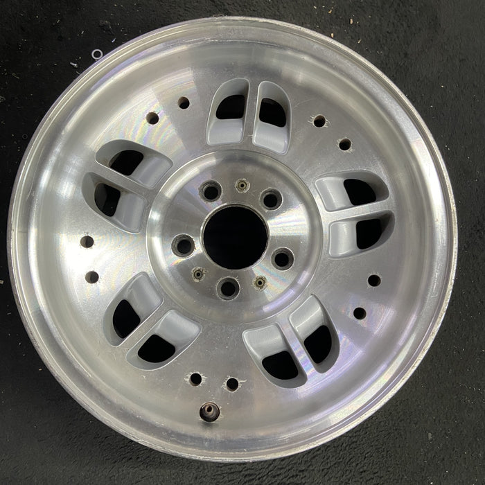 15" EXPLORER 93-94 15x7, aluminum, 10 depressions 10 holes Original OEM Wheel - Angle View