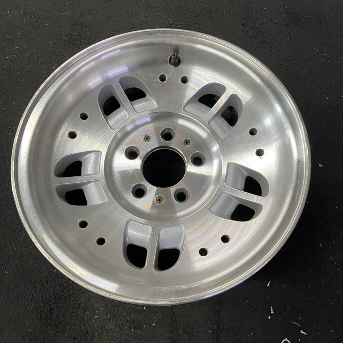 15" EXPLORER 93-94 15x7, aluminum, 10 depressions 10 holes Original OEM Wheel - Close-Up Detail