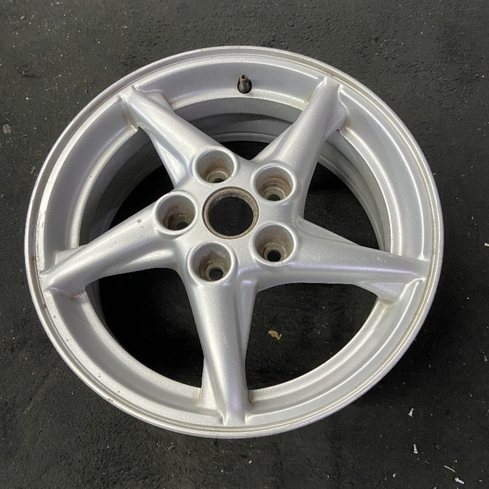 16" GRAND PRIX 99 16x6.5 aluminum 5 spoke off-set sparkle silver Original OEM - View 8
