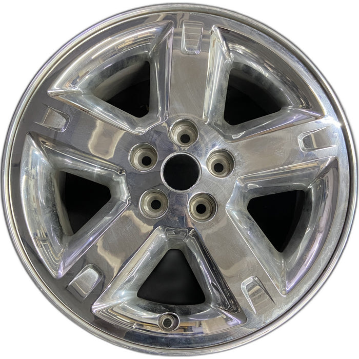 17" NITRO 07-11 , 17x7, , chrome clad Original OEM Wheel Rim - Front View
