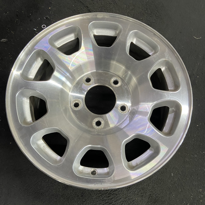 16" NAVIGATOR 98 16x7, aluminum Original OEM Wheel Rim - Side Profile