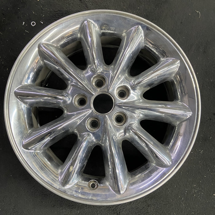 17" 300M 03-04 17x7, 10 spoke Original OEM Wheel Rim - Angle View