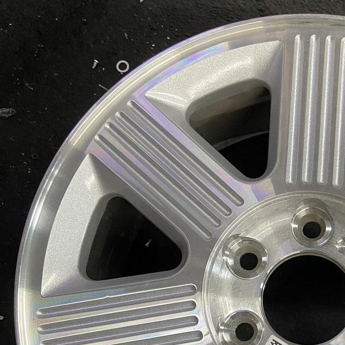 18" NAVIGATOR 03 18x7.5 aluminum 7 spoke Original OEM Wheel Rim - Side Profile