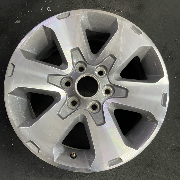 18" FORD F150 PICKUP 10 18x7.5, aluminum, 6 spoke, Original OEM Wheel Rim - Angle View