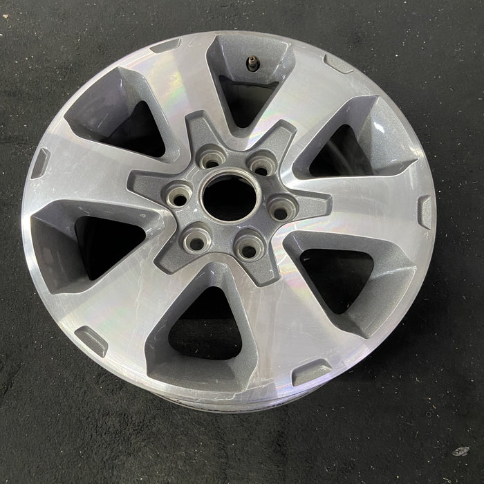 18" FORD F150 PICKUP 10 18x7.5, aluminum, 6 spoke, Original OEM Wheel Rim - Close-Up Detail
