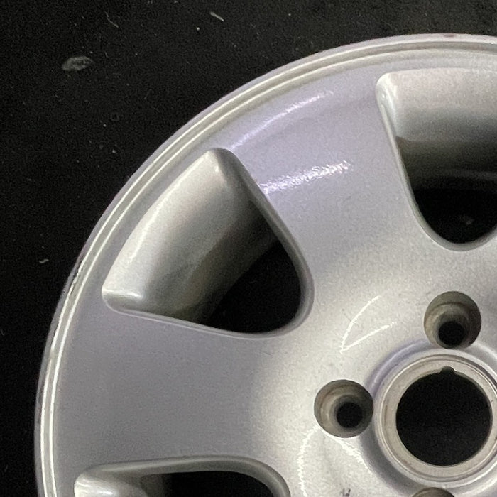 16" FOCUS 00-02 16x6 alloy 6 spoke silver Original OEM Wheel Rim - Side Profile
