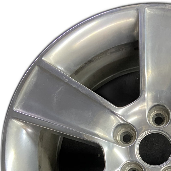 18" MUSTANG 06-09 18x8.5 5 spoke aluminum wide flat spoke silver paint Original - Angle View
