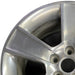18" MUSTANG 06-09 18x8.5 5 spoke aluminum wide flat spoke silver paint Original - Angle View
