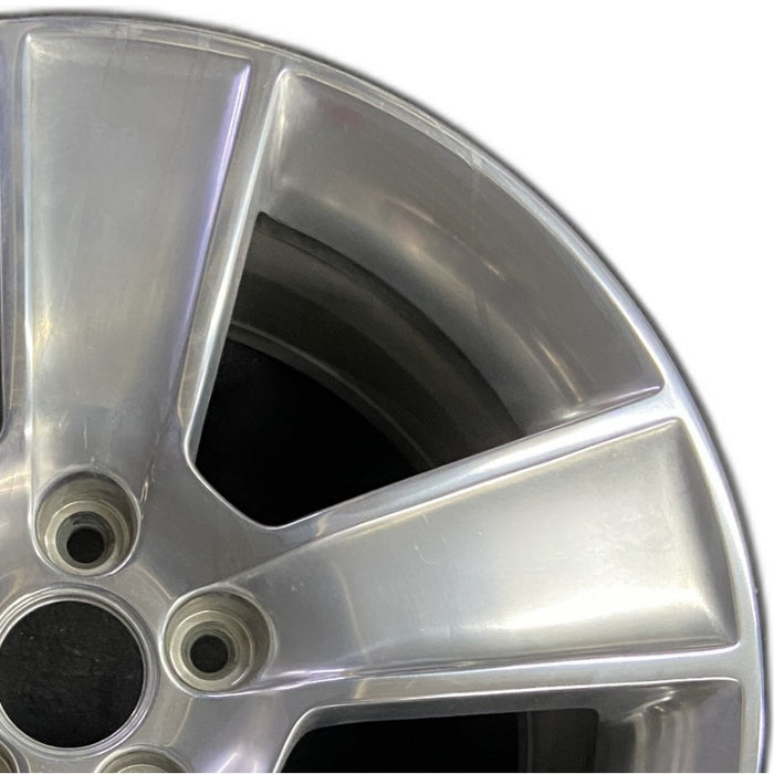 18" MUSTANG 06-09 18x8.5 5 spoke aluminum wide flat spoke silver paint Original - Side Profile