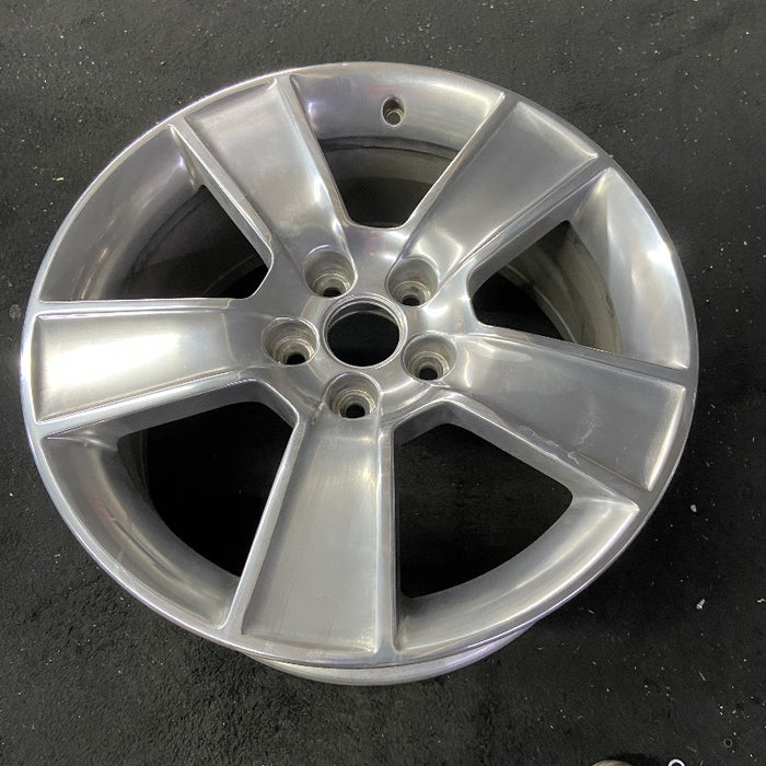 18" MUSTANG 06-09 18x8.5 5 spoke aluminum wide flat spoke silver paint Original - View 8