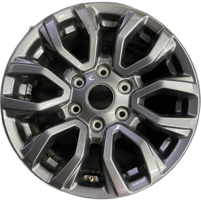 17" RANGER 19-22 17x8, , dark gray, , V spoke Original OEM Wheel Rim - Front View
