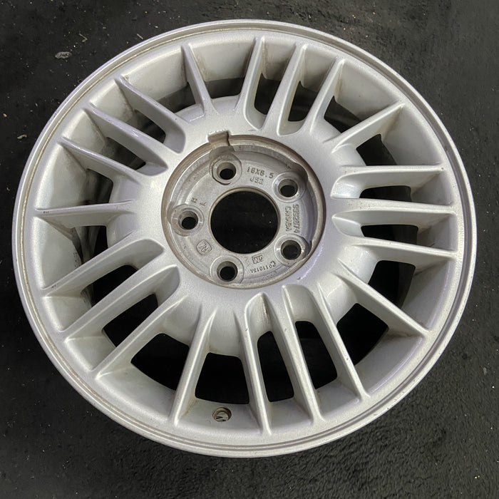 16" IMPALA 00-01 16x6.5, aluminum, 20 slot Original OEM Wheel Rim - Side Profile