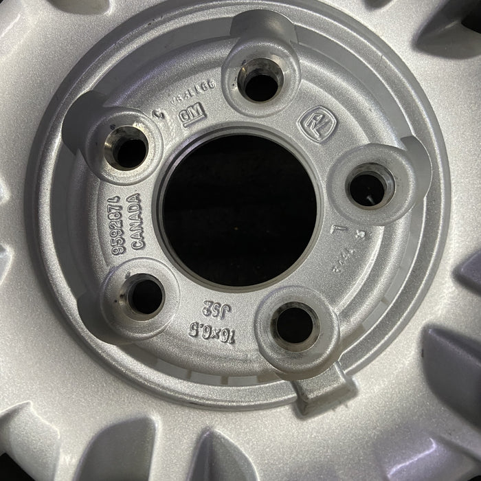 16" IMPALA 00-01 16x6.5, aluminum, 20 slot Original OEM Wheel Rim - Back View