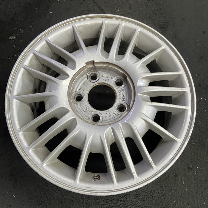 16" IMPALA 00-01 16x6.5, aluminum, 20 slot Original OEM Wheel Rim - Side Profile