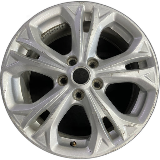 17" FUSION 12 17x7.5, , 5 split spokes Original OEM Wheel Rim - Front View