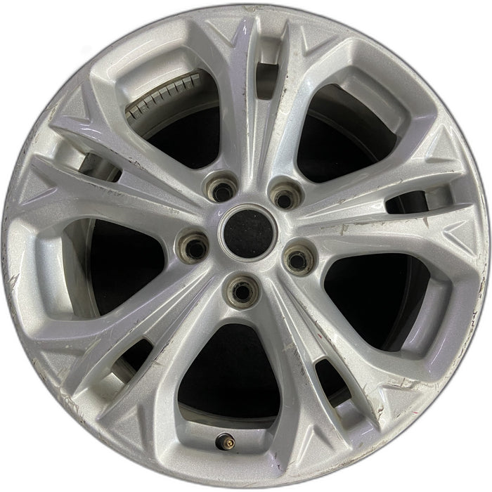 17" FUSION 12 17x7.5, , 5 split spokes Original OEM Wheel Rim - Front View