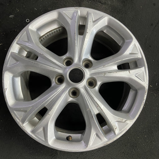 17" FUSION 12 17x7.5, , 5 split spokes Original OEM Wheel Rim - Angle View