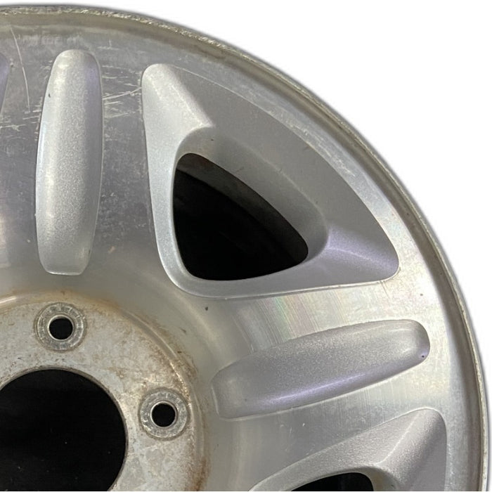 16" EXPEDITION 98 16x7 aluminum 5 spoke machined face Original OEM Wheel Rim - Side Profile