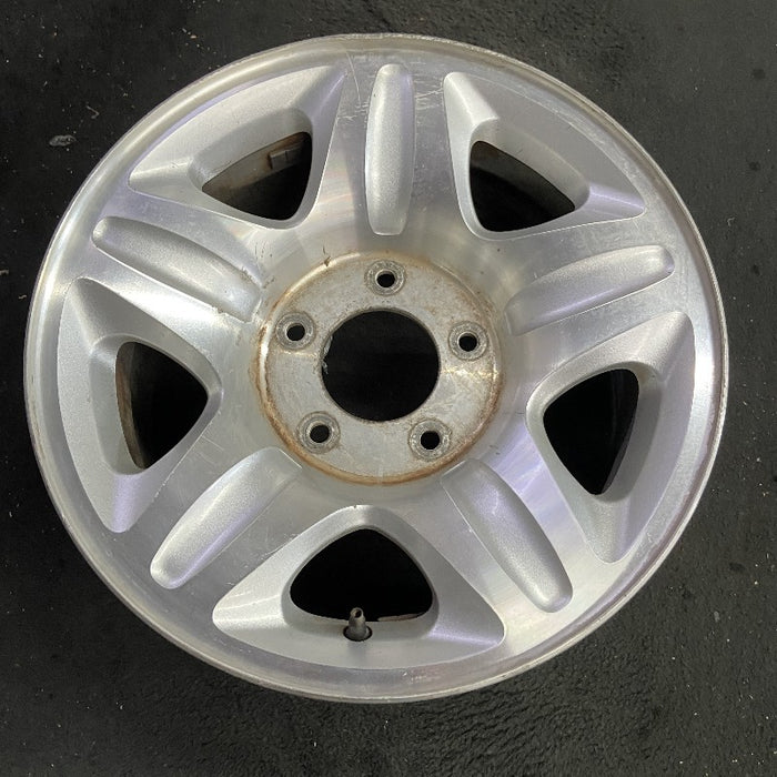 16" EXPEDITION 98 16x7 aluminum 5 spoke machined face Original OEM Wheel Rim - View 7