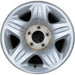 16" EXPEDITION 97 16x7 aluminum 5 spoke polished Original OEM Wheel Rim - Front View