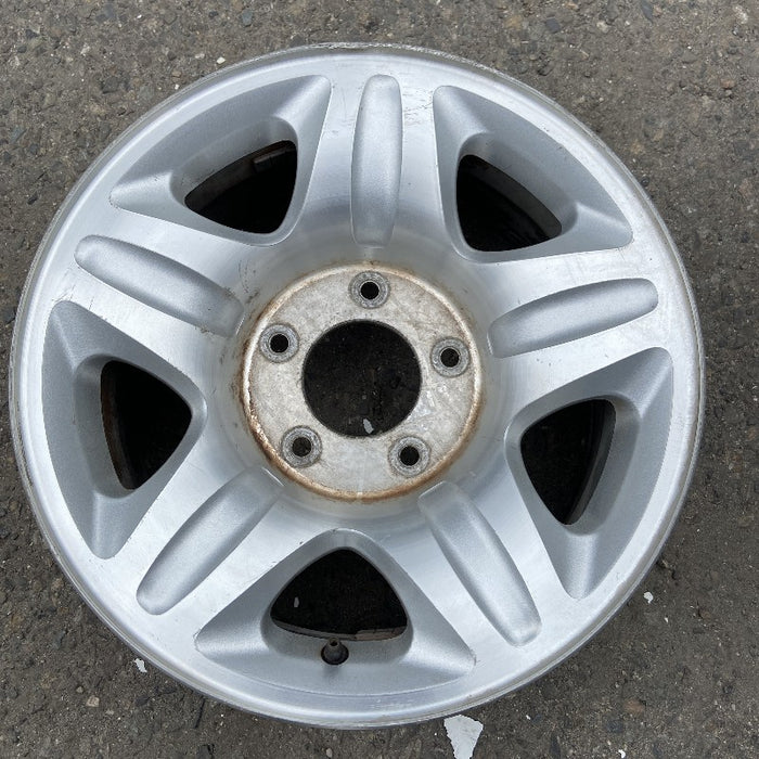 16" EXPEDITION 97 16x7 aluminum 5 spoke polished Original OEM Wheel Rim - Additional View