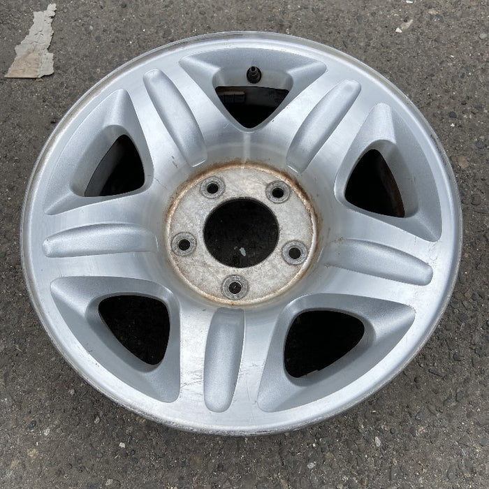 16" EXPEDITION 97 16x7 aluminum 5 spoke polished Original OEM Wheel Rim - View 8