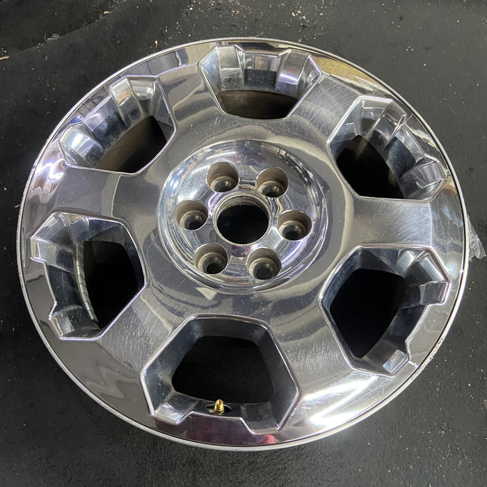 20" FORD F150 PICKUP 09-12 20x8.5, 6 spoke, chrome Original OEM Wheel Rim - Side Profile