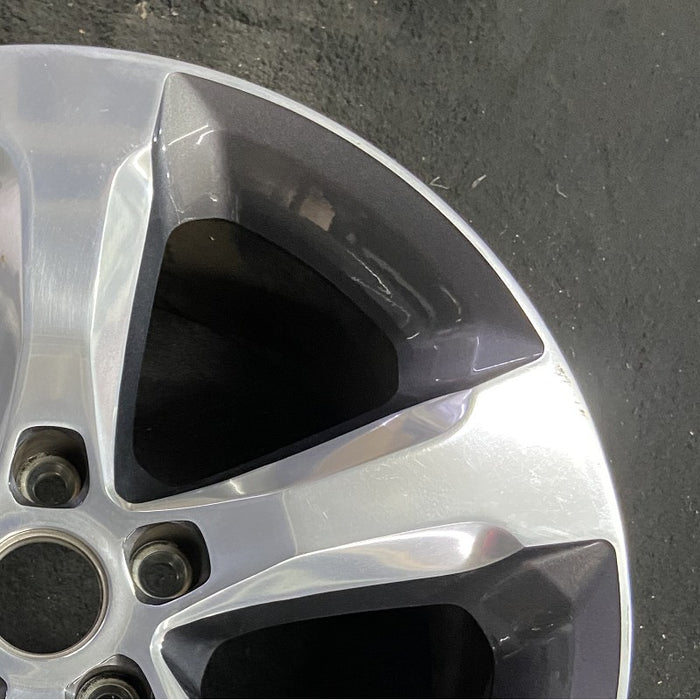 20" GRAND CHEROKEE 21 WL body VIN J or K 6th digit 20x8.5 5 spoke polished face - Close-Up Detail