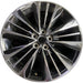 20" HIGHLANDER 20 20x8 , 15 spoke Original OEM Wheel Rim - MACHINED CHARCOAL - Front View