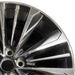 20" HIGHLANDER 20 20x8 alloy 15 spoke Original OEM Wheel Rim - Side Profile