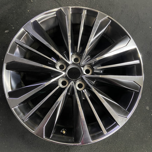 20" HIGHLANDER 20 20x8 , 15 spoke Original OEM Wheel Rim - MACHINED CHARCOAL - Additional View