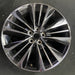 20" HIGHLANDER 20 20x8 , 15 spoke Original OEM Wheel Rim - MACHINED CHARCOAL - Additional View