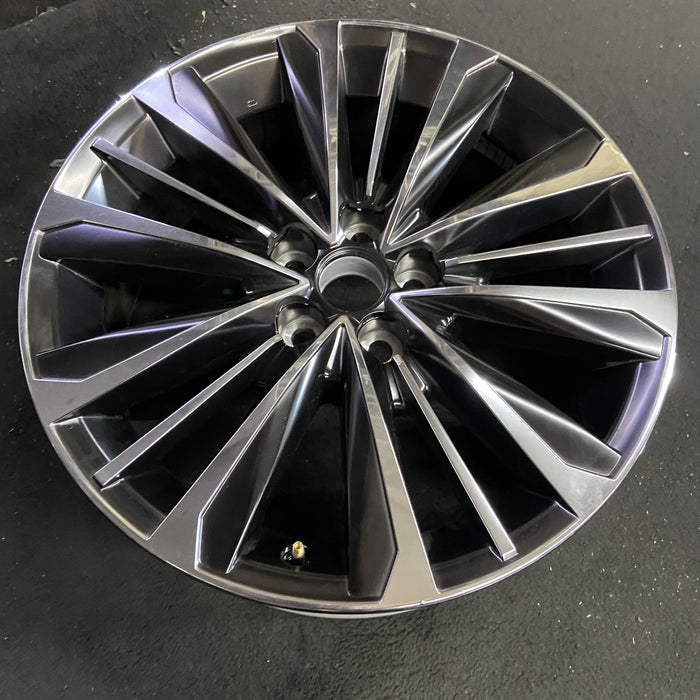 20" HIGHLANDER 20 20x8 , 15 spoke Original OEM Wheel Rim - MACHINED CHARCOAL - View 7