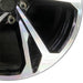 20" E-TRON GT 22-24 20x11 machined face with black pockets Original OEM Wheel - Close-Up Detail