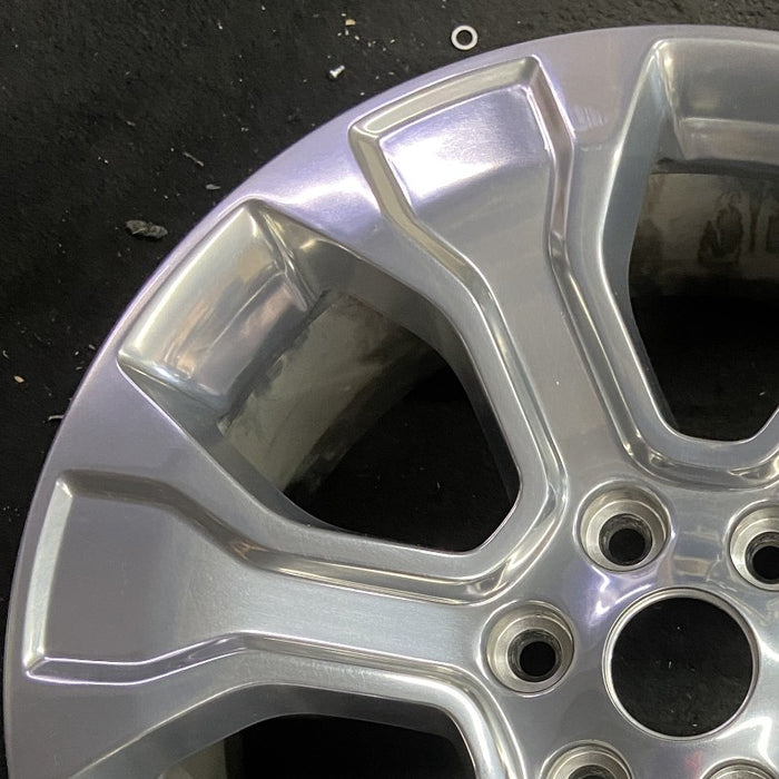 20" FORD F150 PICKUP 21-23 20x8.5 6 spoke polished Original OEM Wheel Rim - Side Profile