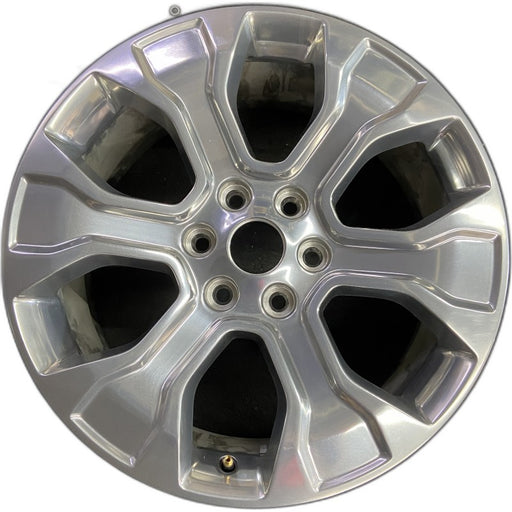 20" FORD F150 PICKUP 21-23 20x8.5 6 spoke polished Original OEM Wheel Rim - Front View