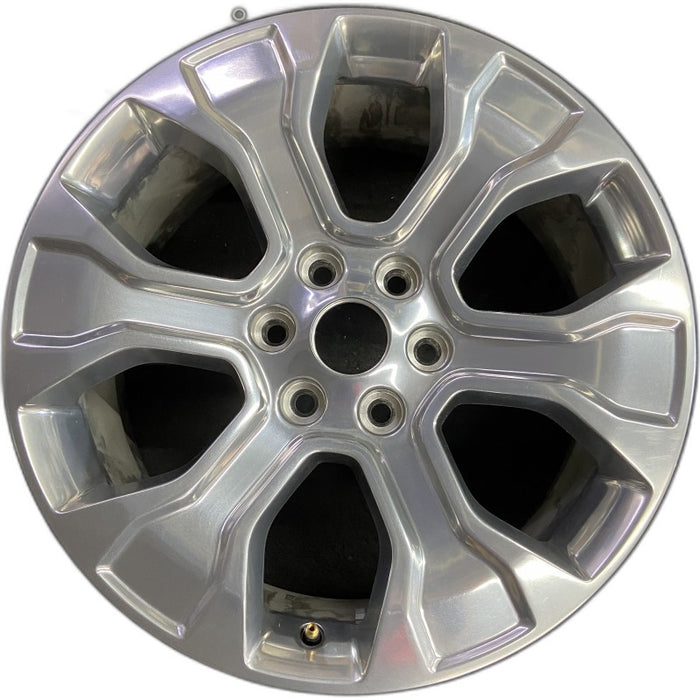 20" FORD F150 PICKUP 21-23 20x8.5 6 spoke polished Original OEM Wheel Rim - Front View