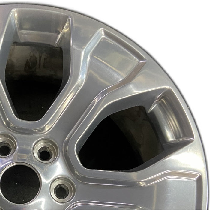 20" FORD F150 PICKUP 21-23 20x8.5 6 spoke polished Original OEM Wheel Rim - Side Profile