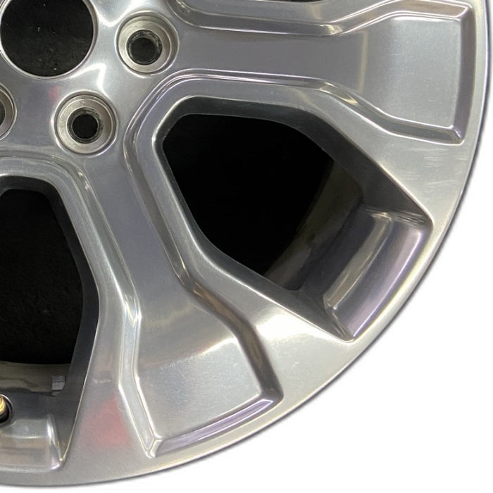20" FORD F150 PICKUP 21-23 20x8.5 6 spoke polished Original OEM Wheel Rim - Close-Up Detail