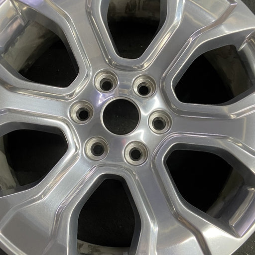 20" FORD F150 PICKUP 21-23 20x8.5 6 spoke polished Original OEM Wheel Rim - Angle View