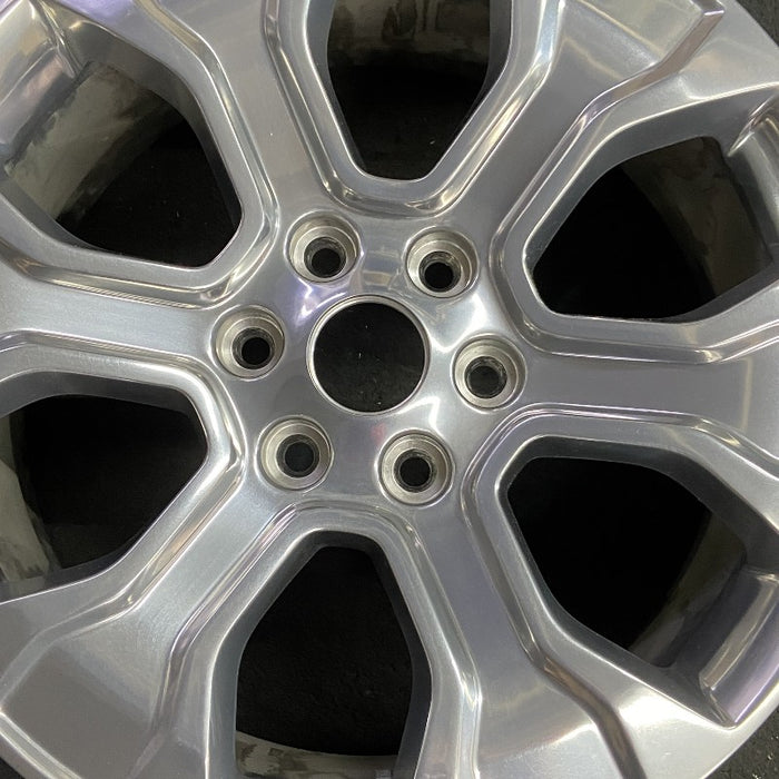 20" FORD F150 PICKUP 21-23 20x8.5 6 spoke polished Original OEM Wheel Rim - Angle View