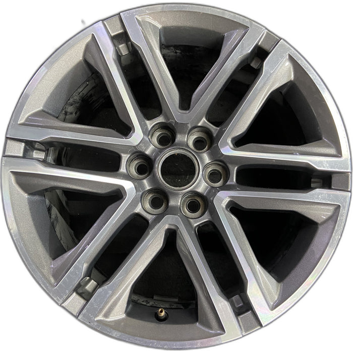 18" COLORADO 19 18x8.5, 6 split spoke Original OEM Wheel Rim - Front View