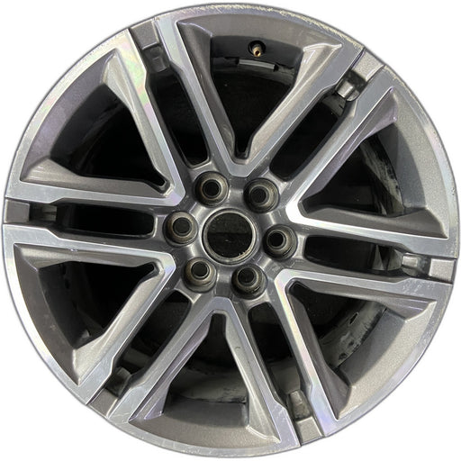 18" COLORADO 19 18x8.5, 6 split spoke Original OEM Wheel Rim - Front View